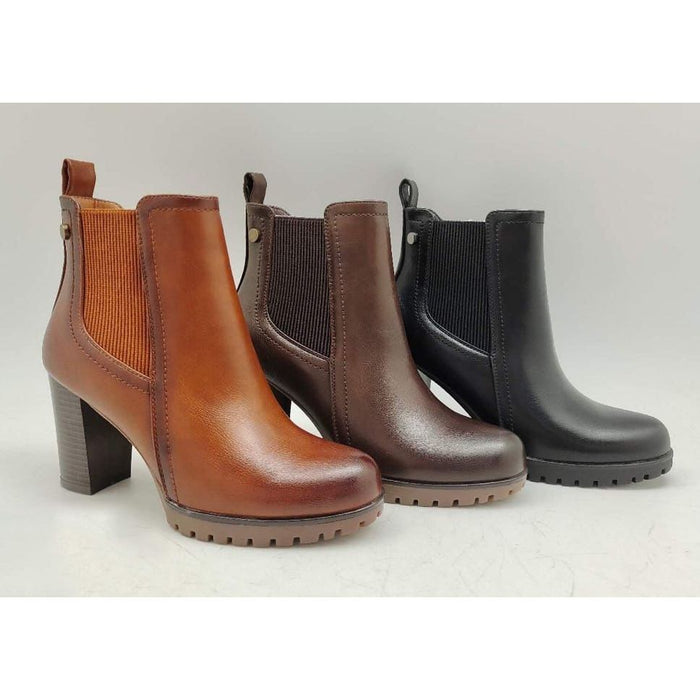 Ankle Stretchy Solid Color Boots