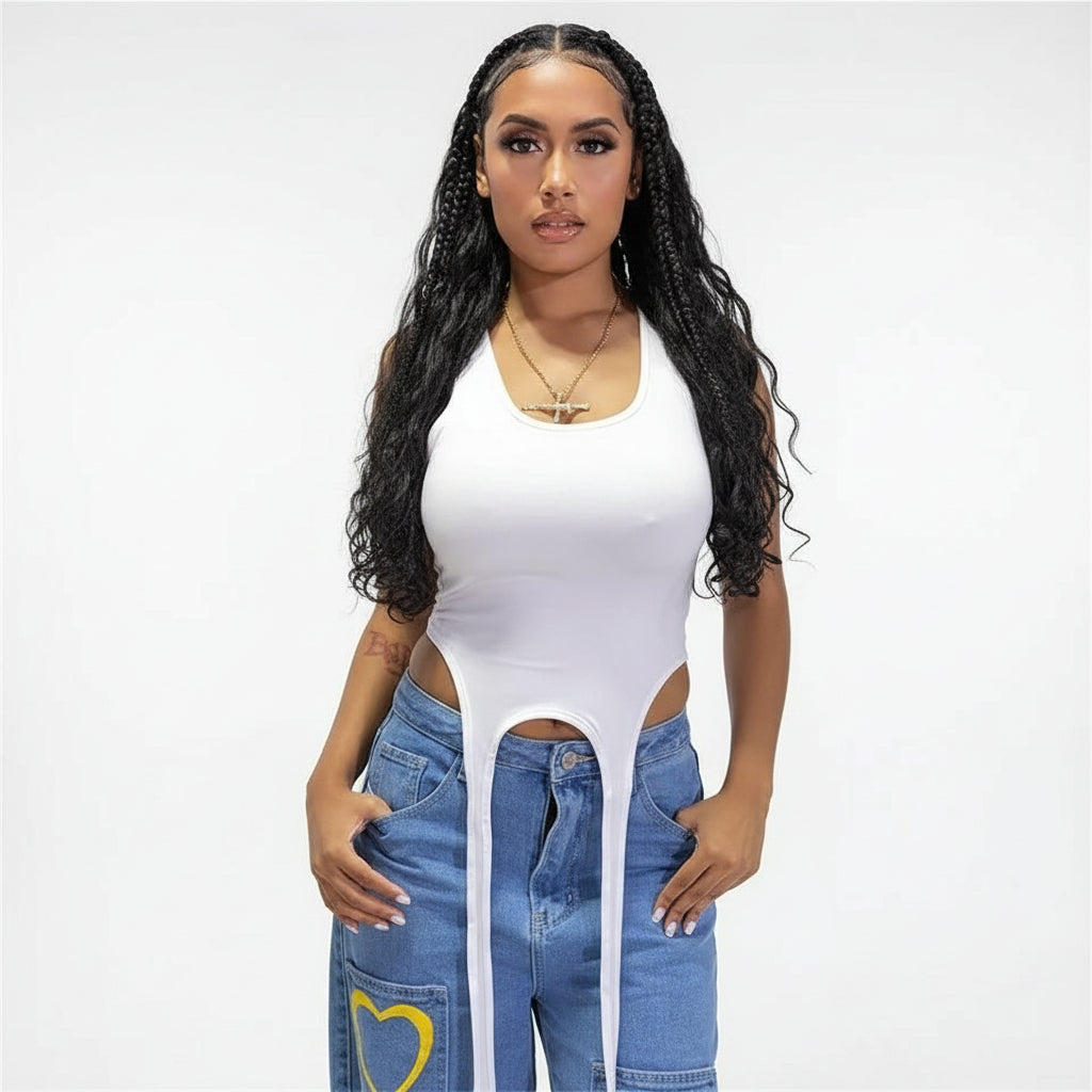 Sleeveless Slim Fit Crop Top