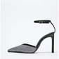 Rhinestone Back Strap Sandals