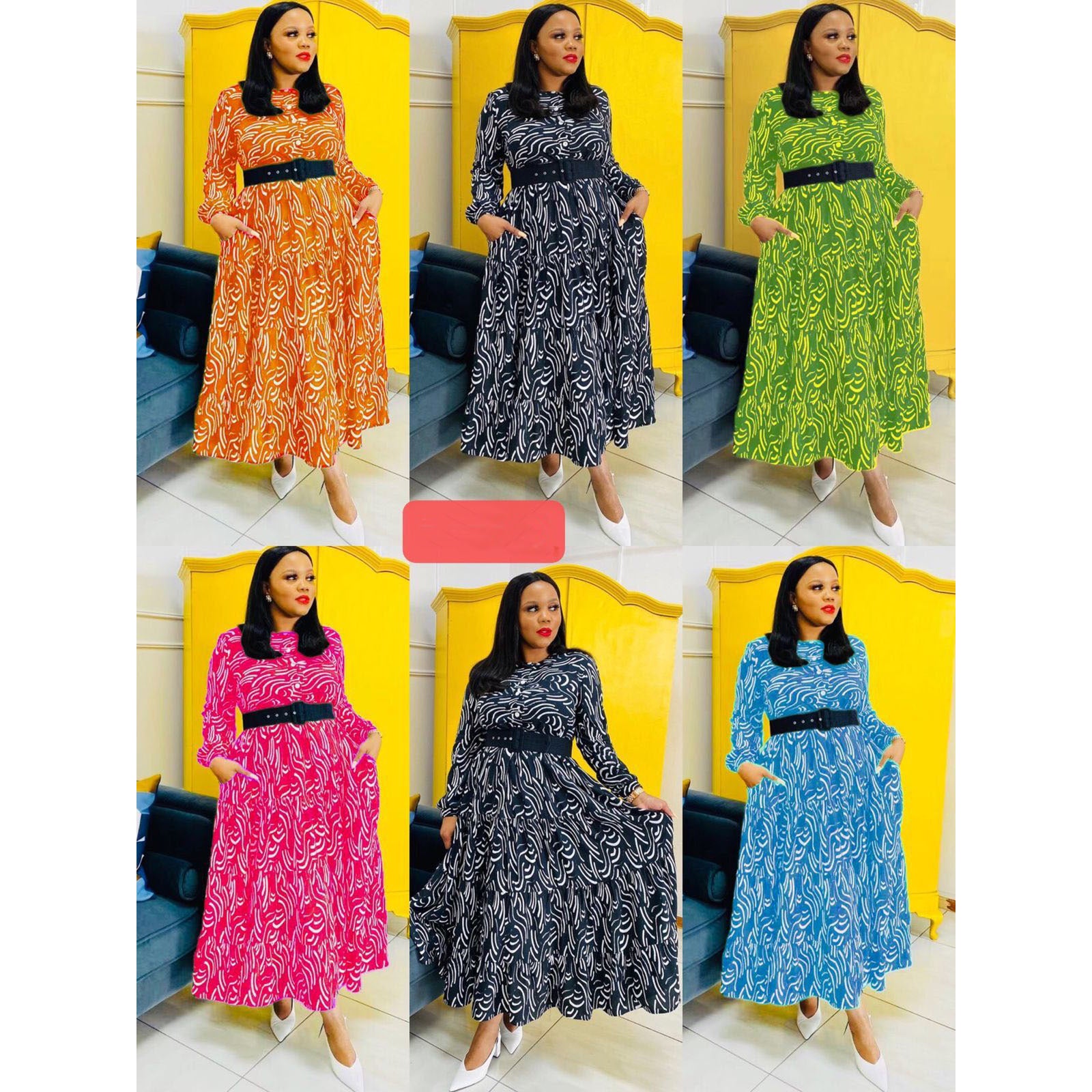 Long Sleeve Vintage Maxi Dress – YELLOW SUB TRADING