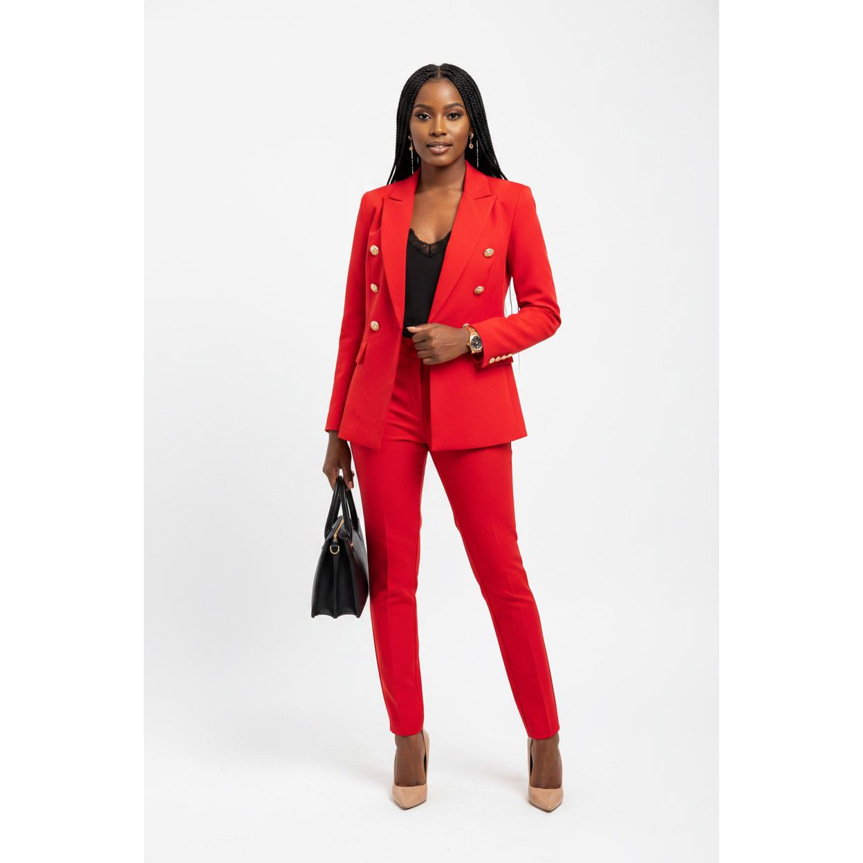 Elegant Formal Solid Color Outfit Set