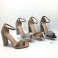 Rhinestone Thick Heel Sandals