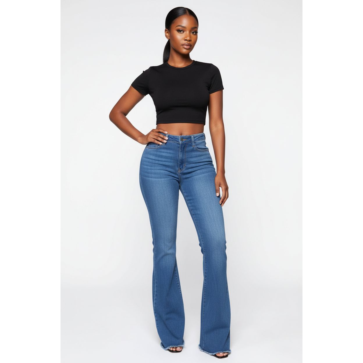 Bellbottom High Waisted Jeans