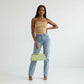 Sleeveless Chic Mesh Ruched Halter Bodysuit