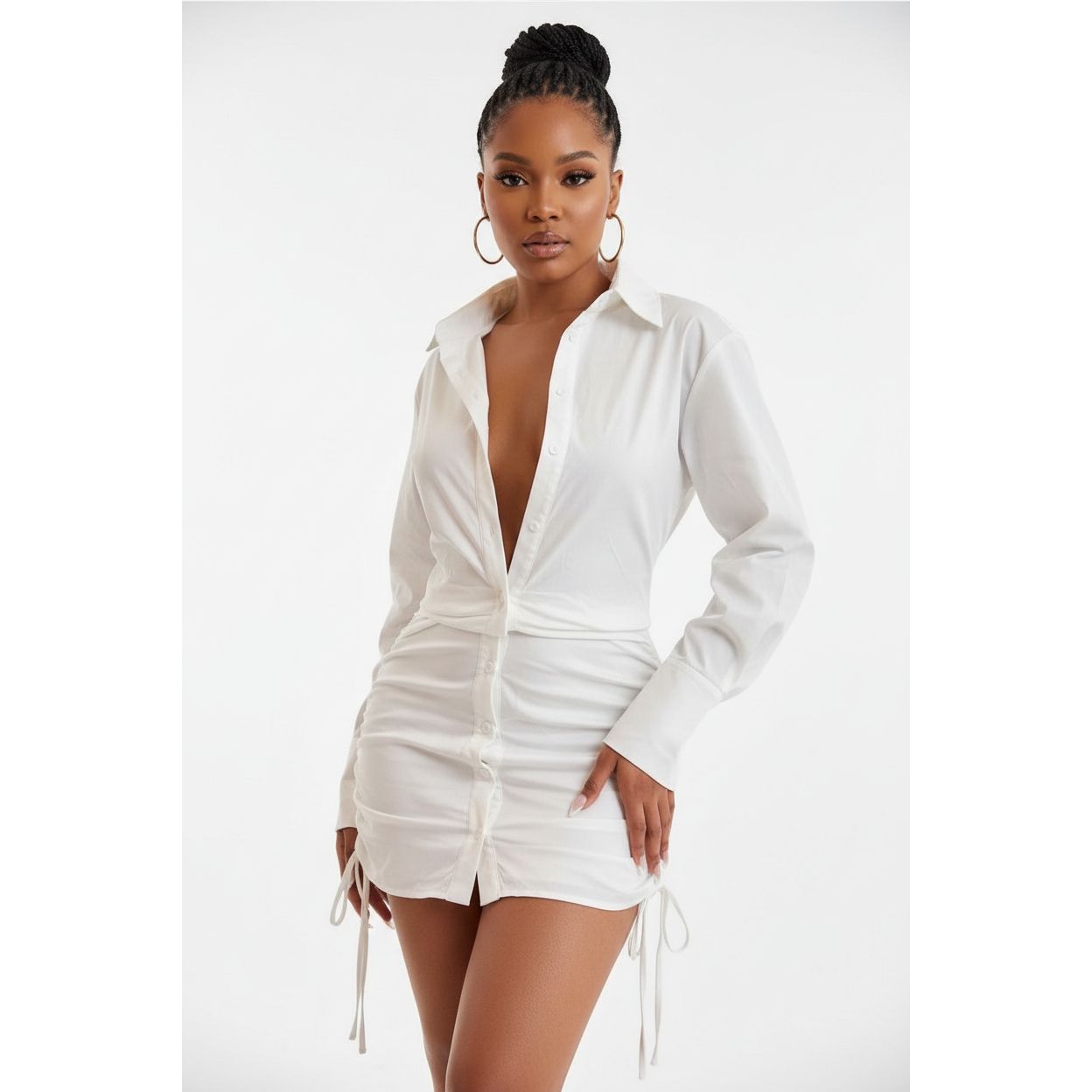 Mini Shirt Dress.