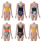 Flower Printing Corder Swimwear