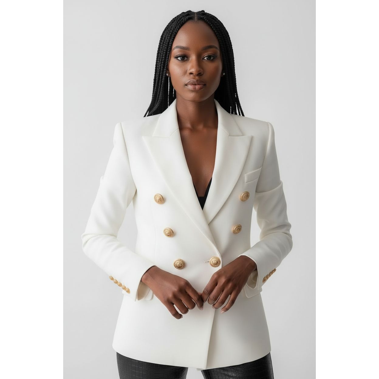 Double Breasted Blazer Jacket