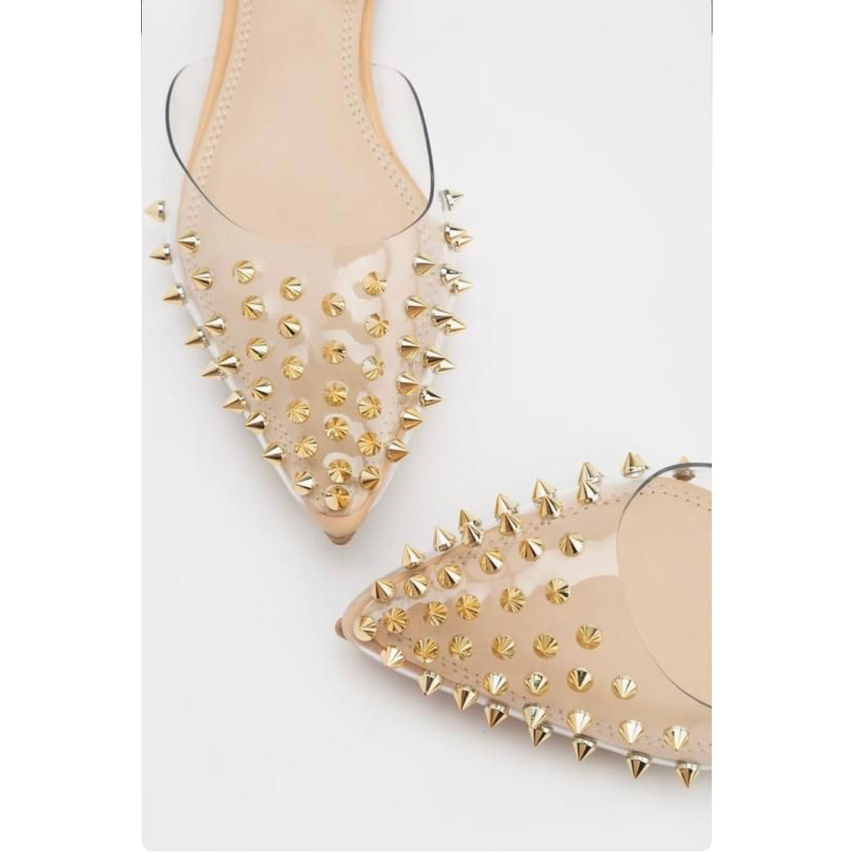 Pointed Toe Studded Mules — YELLOW SUB TRADING