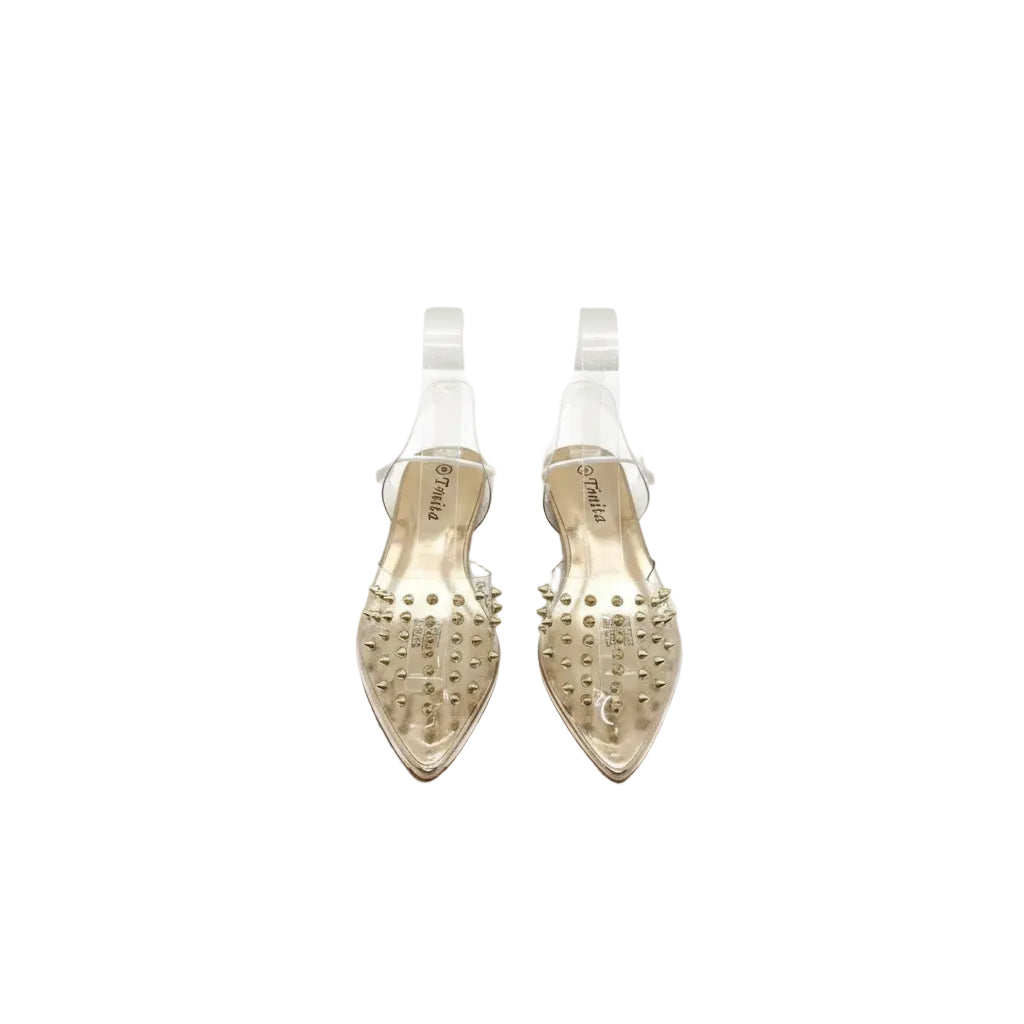 Pointed Toe Studded Mules — YELLOW SUB TRADING