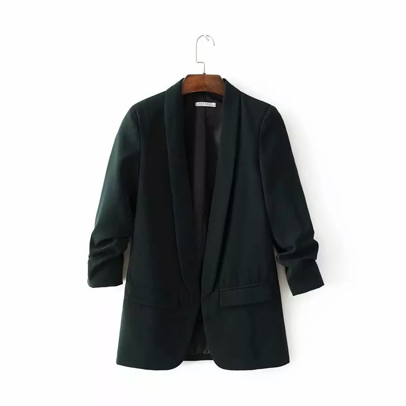 Three Quarter Sleeve Blazer