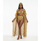 Sunny Long Kimono and bikini Set