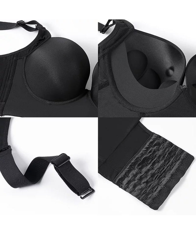 Push-up bras with full back coverage