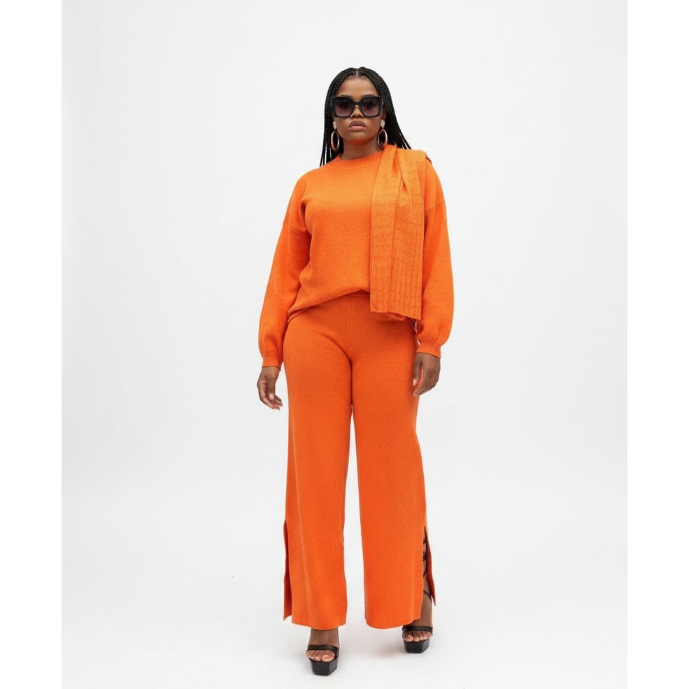 Round Neck Loose Outfit Set