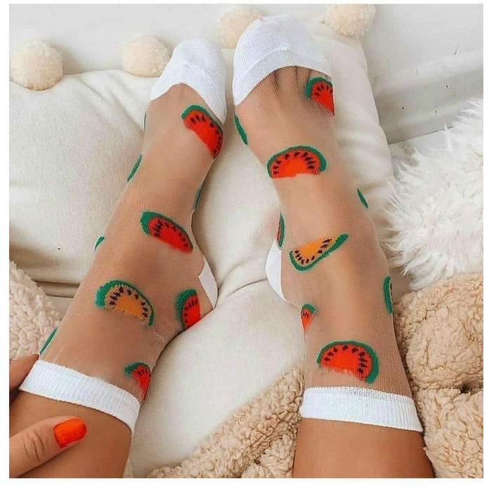 Fruits Sheer Summer Socks