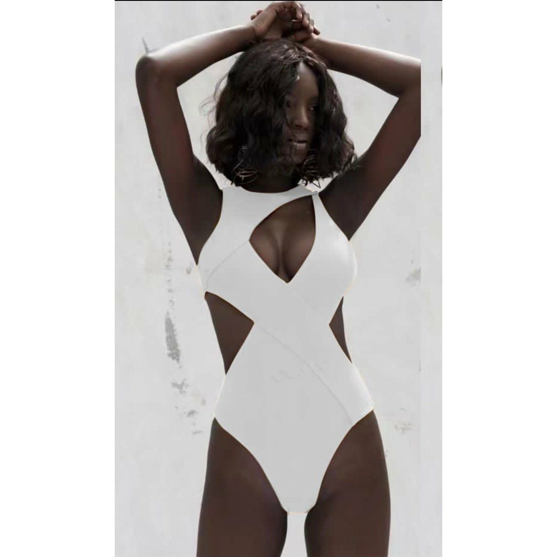 High Neck One Piece Bikini