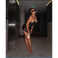 Sexy Mesh Patchwork Bodycon Dress