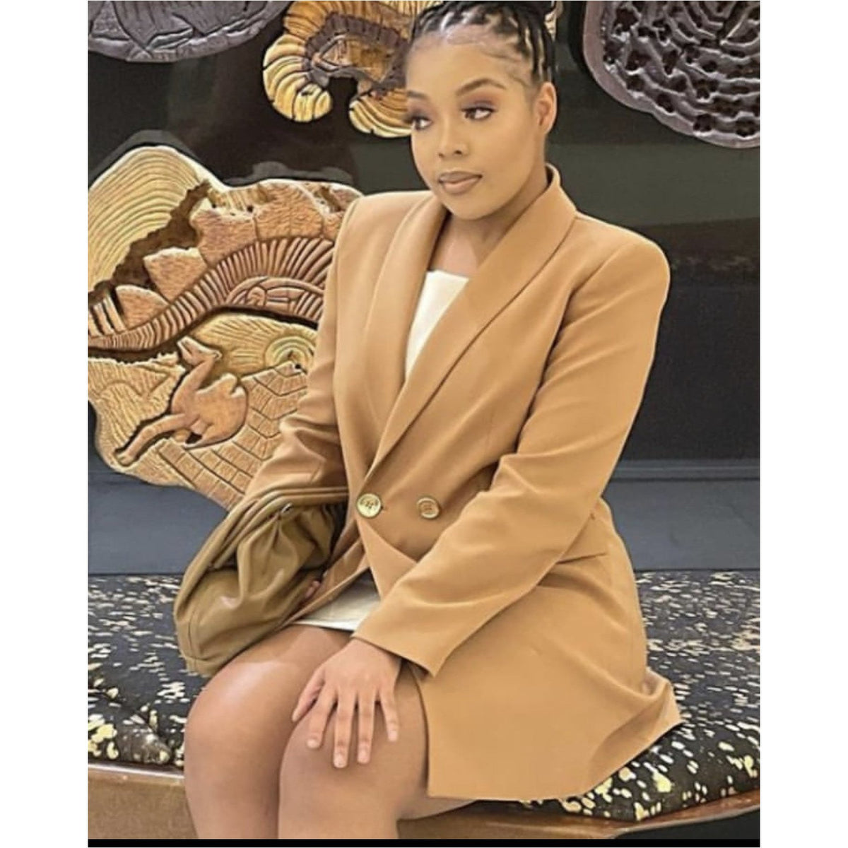 Long Formal Blazer Coat