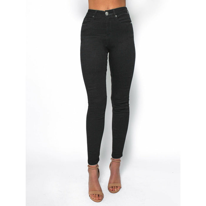 Plus-Size High Waisted Black skinny Jeans