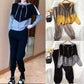 Knit Winter Hooded Zipper Two-piece Set