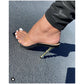 Open Toe Crystal Heel Shoes
