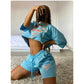 Letter embroidery T-shirt Shorts Tracksuits Sets
