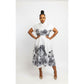 Forest Print Shirt and Skirt Set