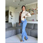 Color block long sleeve shirt