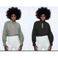 Long Sleeve Satin Blouse