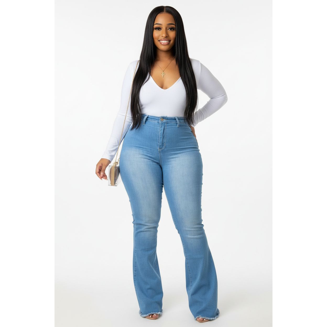 Bellbottom High Waisted Jeans