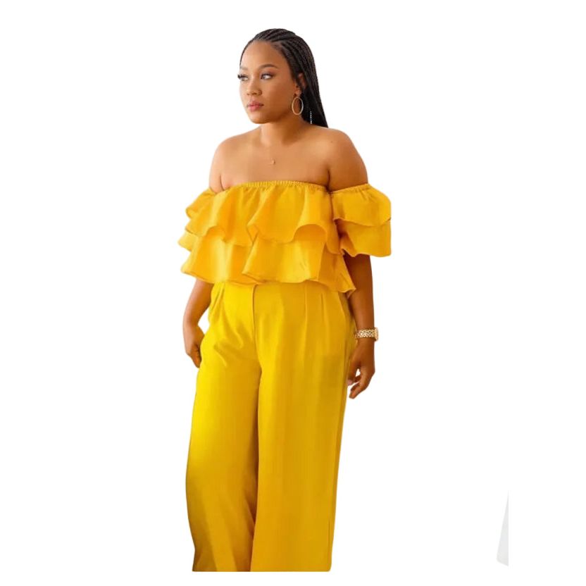 Lounge ruffle set