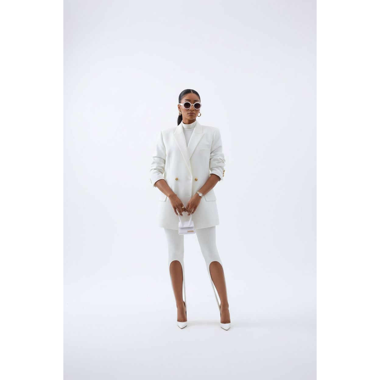 Close-fitting Stirrup Trousers