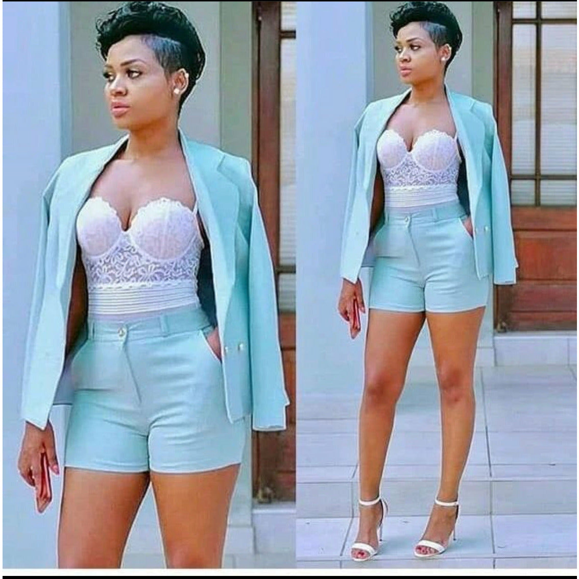 Formal Blazer and Short Set