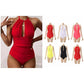 Halter Neck One-piece Summer Monokini Swimsuit