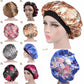 Satin Silk Bonnet Soft Satin Night Sleep Hat