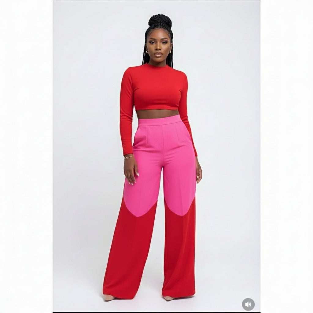 Candy Colour Palazzo Pants