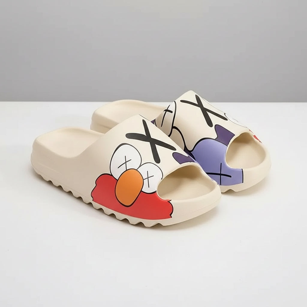 Cute Cartoon Serrated Breathable Flip Flops