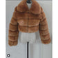 Short Faux Fur Coat
