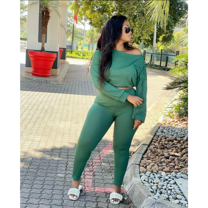Ribbed Two Piece Set Tracksuit