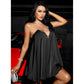 V Neck Chain Strap Backless Dress