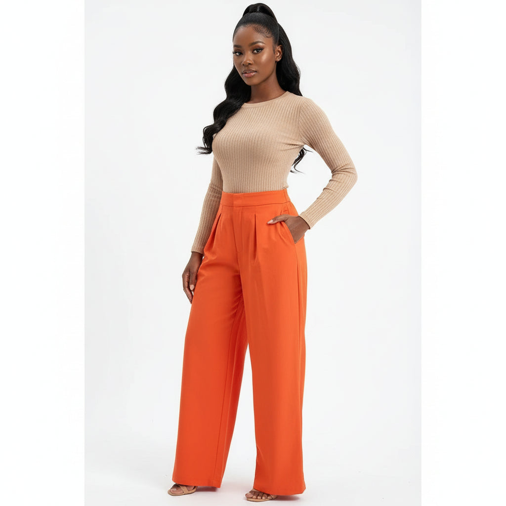 Candy Color Straight Pants