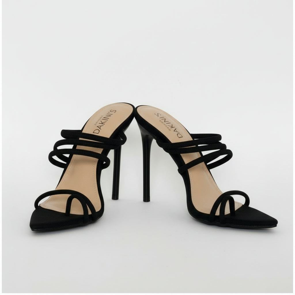Strappy Stiletto Mules