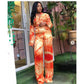 Tie Dye Print Twin Set