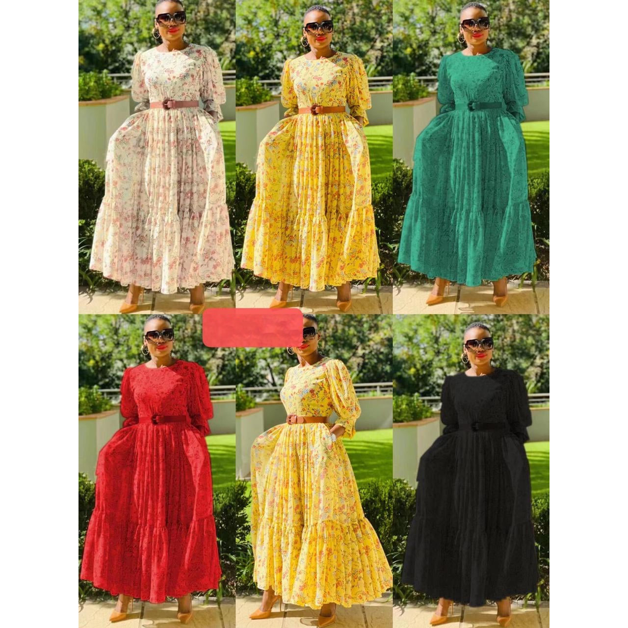 Floral Print Maxi Dress – YELLOW SUB TRADING