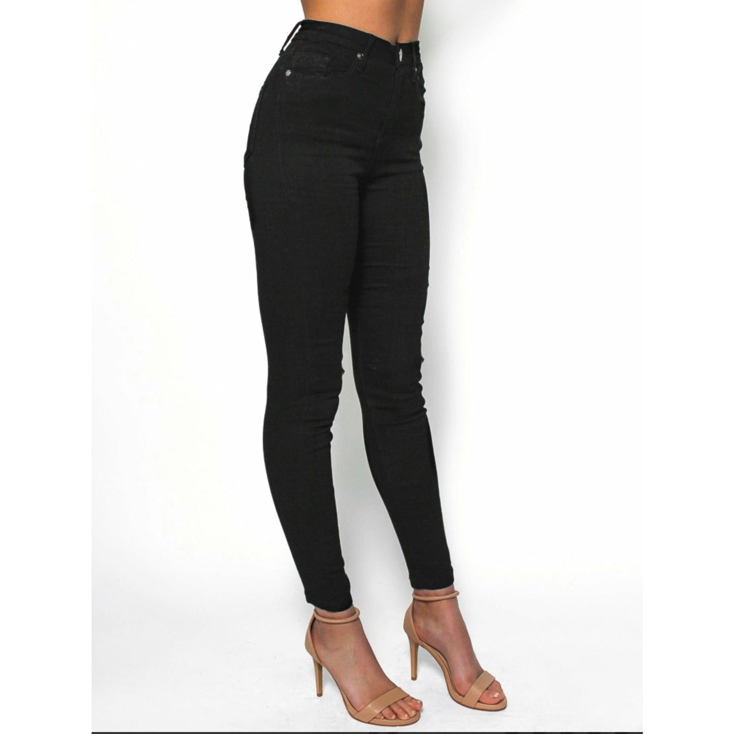 High Waisted Black skinny Jeans