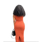 Round Neck Tight Sleeveless Dress