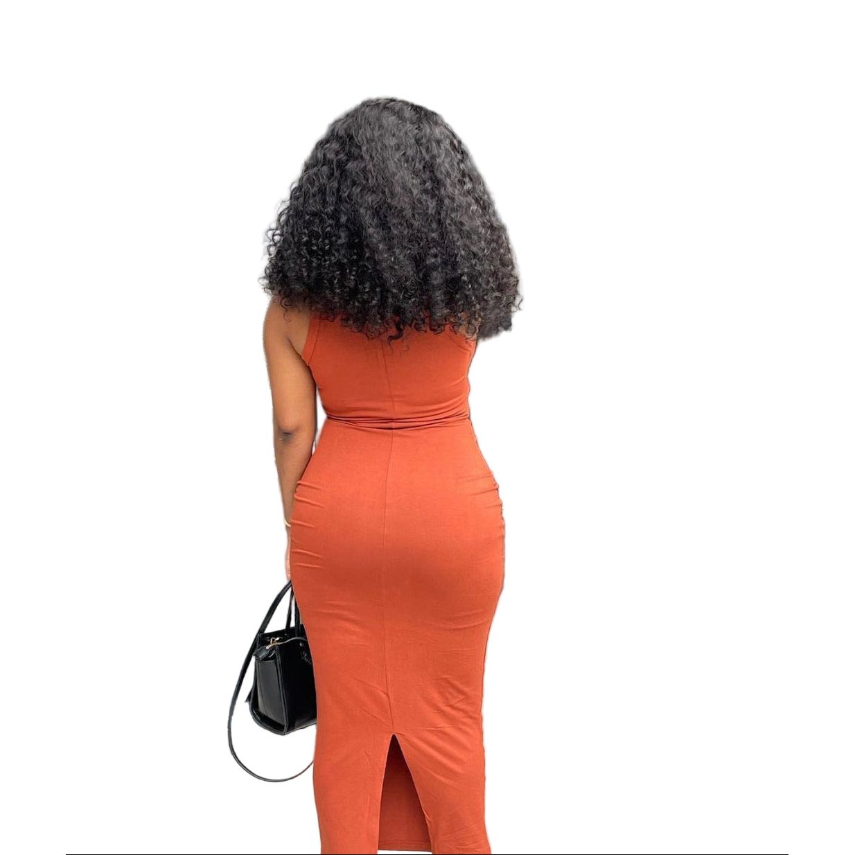 Round Neck Tight Sleeveless Dress