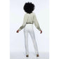Long Sleeve Satin Blouse