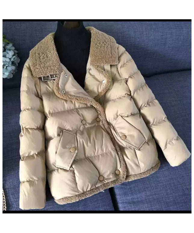 Thickened Warm Short Cotton Puff Jacket