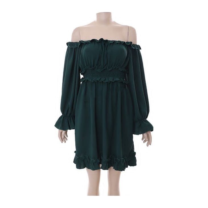 Off shoulders Long Sleeve Dress