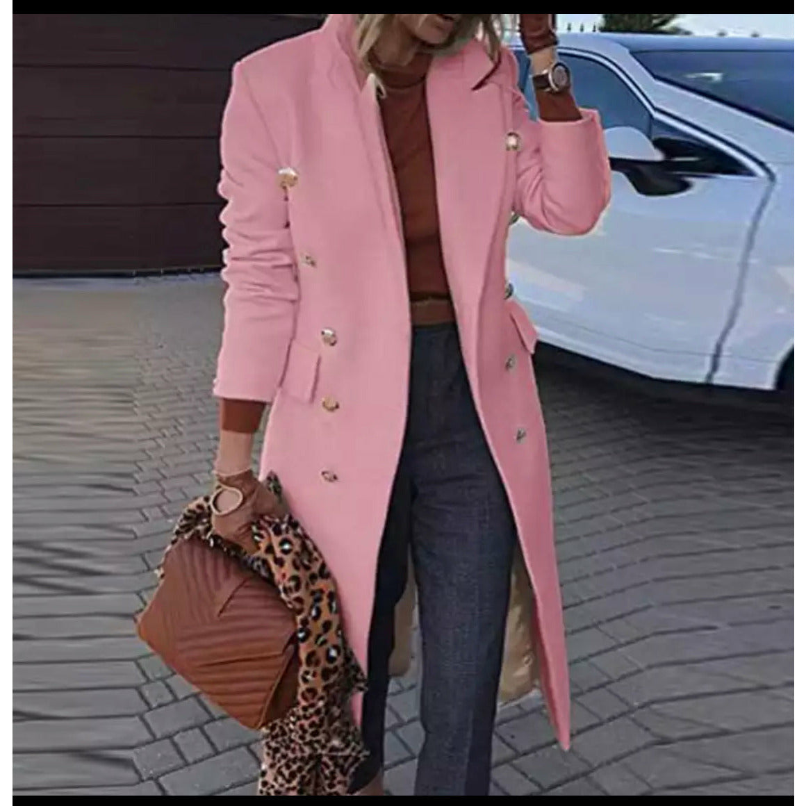 Multi-Button Long Sleeve Jacket